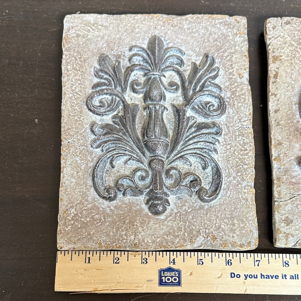 Southern Living At Home Ornate Wall Plaques in Brown and Gold - Picture 10 of 13